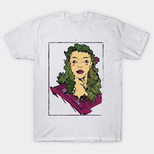 Girl T-Shirt by Perditempo